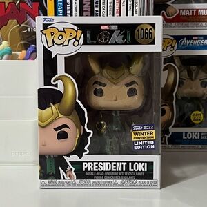 marvel funko pop! president loki 2022 winter convention exclusive #1066
